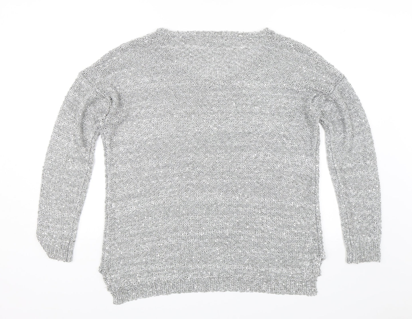 Laura Scott Womens Grey   Pullover Jumper Size 14