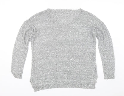 Laura Scott Womens Grey   Pullover Jumper Size 14