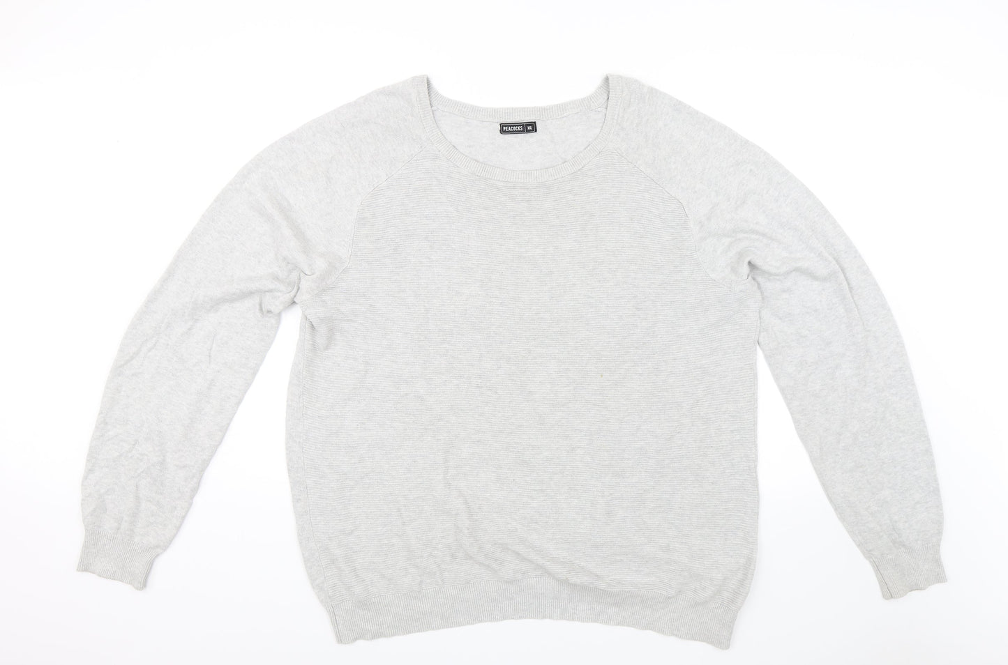 Peacocks Womens Grey   Pullover Jumper Size 2XL