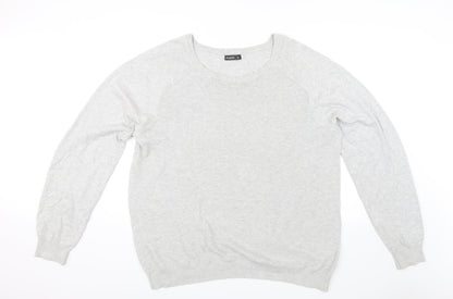 Peacocks Womens Grey   Pullover Jumper Size 2XL