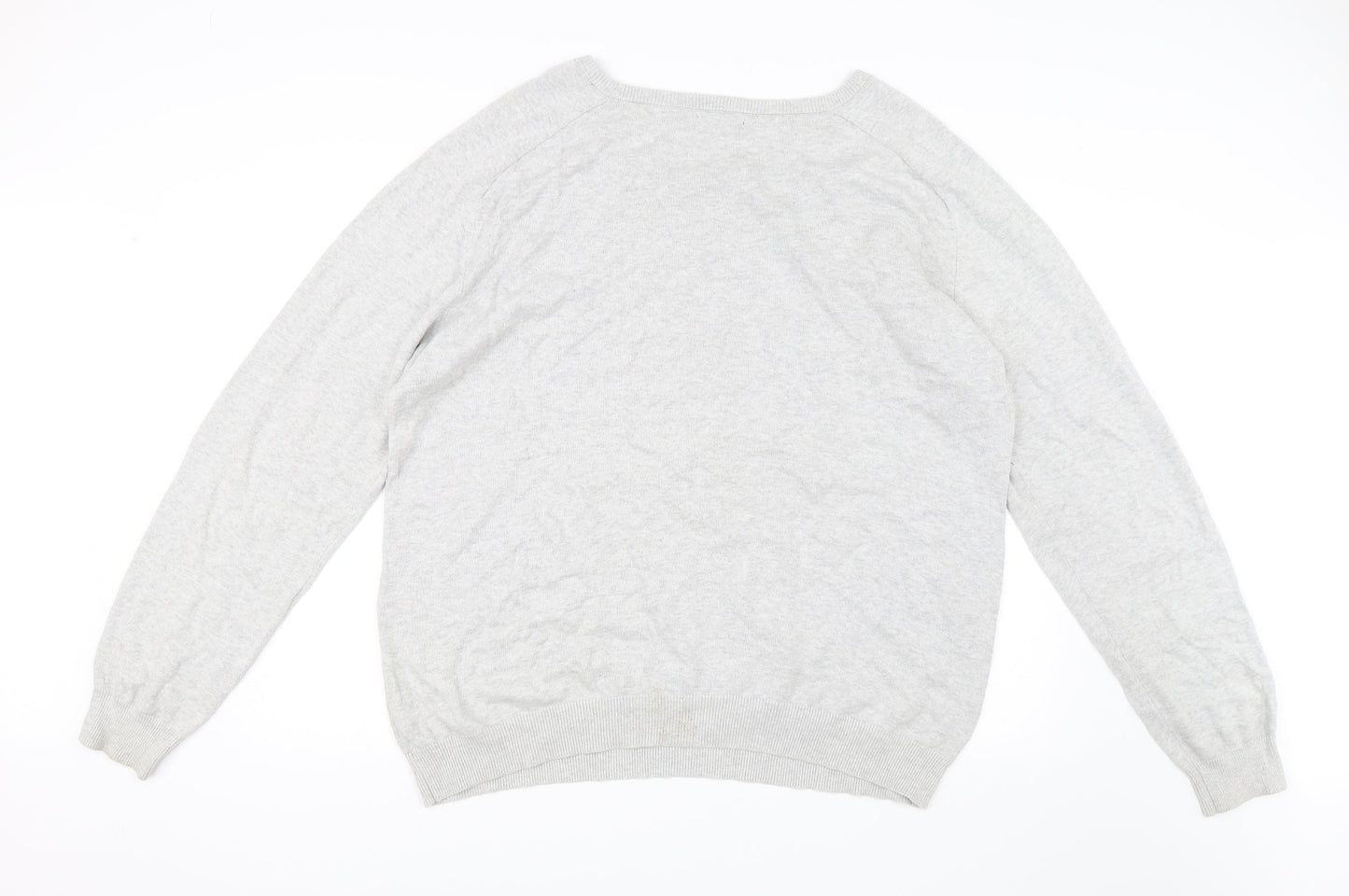 Peacocks Womens Grey   Pullover Jumper Size 2XL