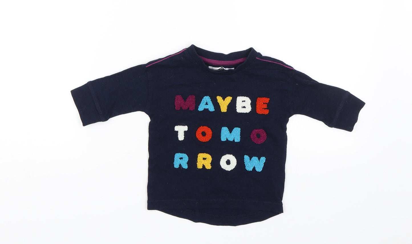 NEXT Baby Blue   Basic T-Shirt Size 3-6 Months  - Maybe tomorrow