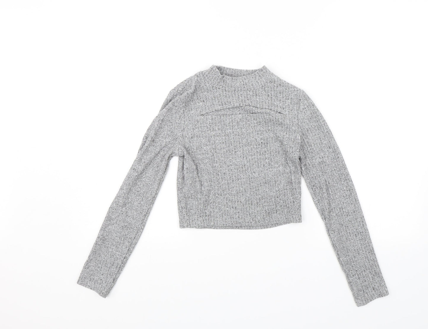 Candy Couture Girls Grey   Pullover Jumper Size 12 Years