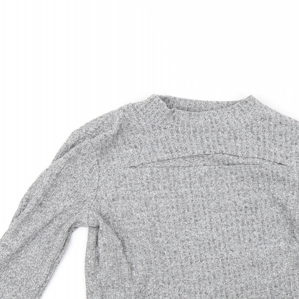 Candy Couture Girls Grey   Pullover Jumper Size 12 Years