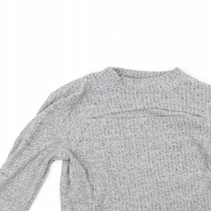 Candy Couture Girls Grey   Pullover Jumper Size 12 Years