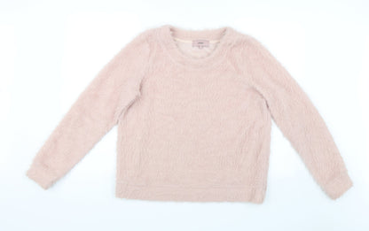 Next Womens Pink   Pullover Jumper Size 14