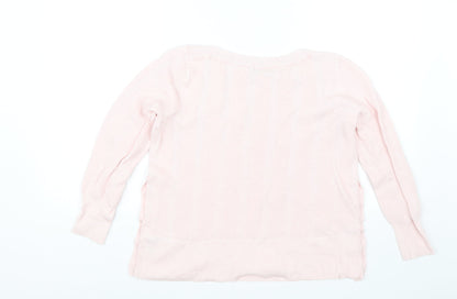 Per Una Womens Pink   Pullover Jumper Size 12