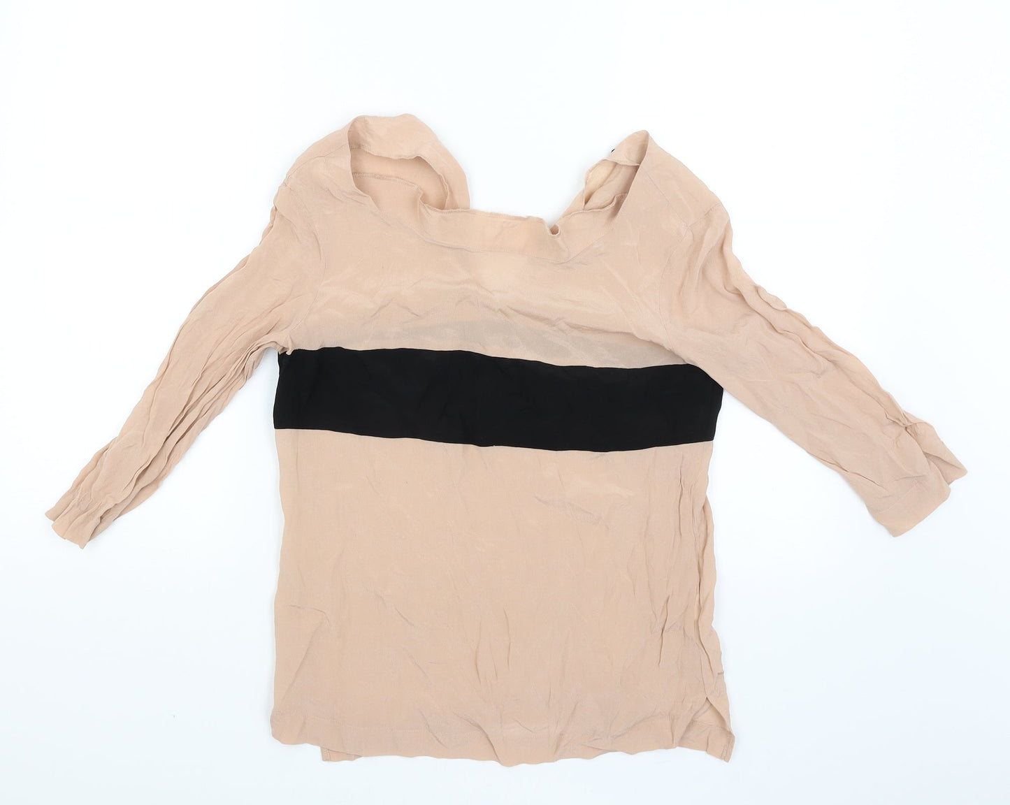 chawel Womens Beige   Basic Blouse Size 38