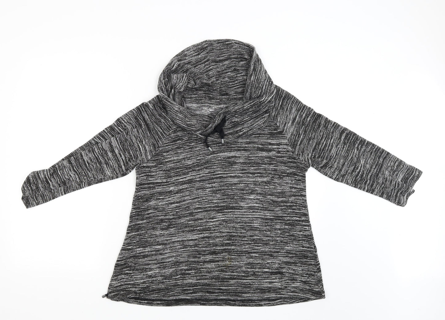 Peacocks Mens Grey   Pullover Hoodie Size M