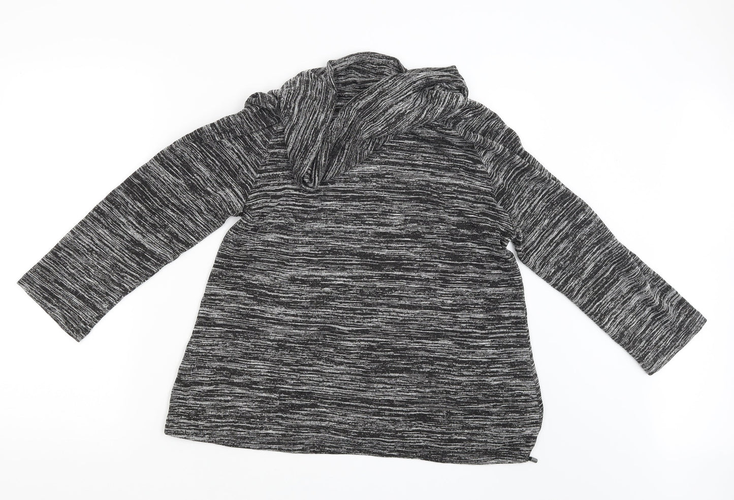 Peacocks Mens Grey   Pullover Hoodie Size M