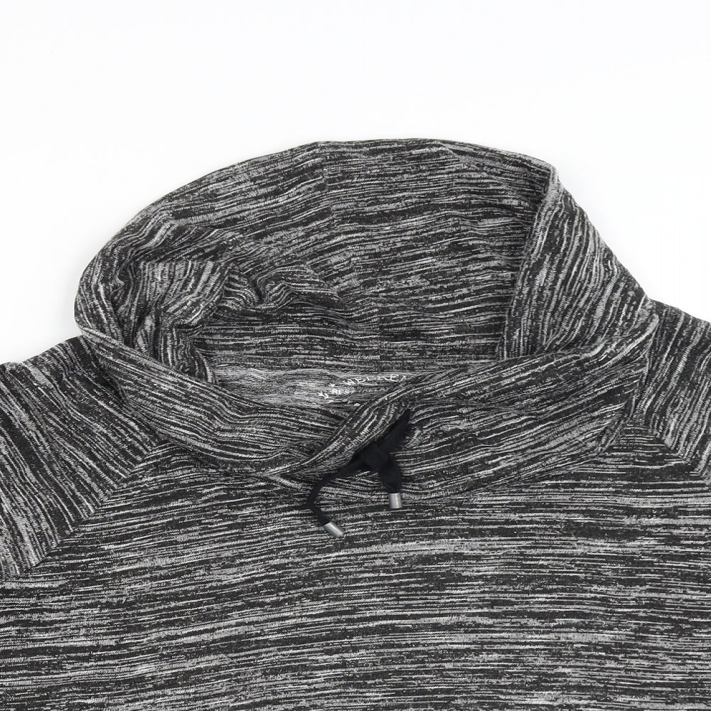 Peacocks Mens Grey   Pullover Hoodie Size M