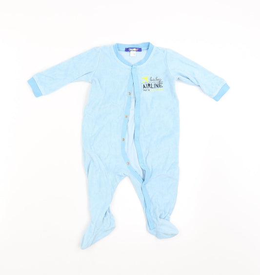 Lupilu Boys Blue   Babygrow One-Piece Size 0-3 Months