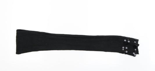 Preworn Womens Black    Scarf