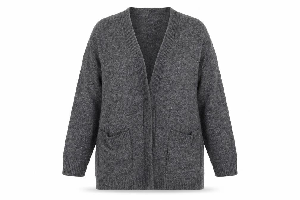 H&M Womens Grey   Jacket Coatigan Size M