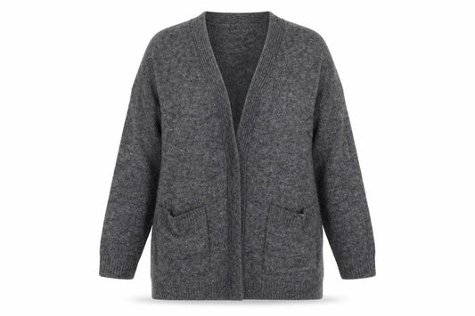 H&M Womens Grey   Jacket Coatigan Size M