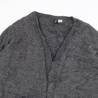 H&M Womens Grey   Jacket Coatigan Size M
