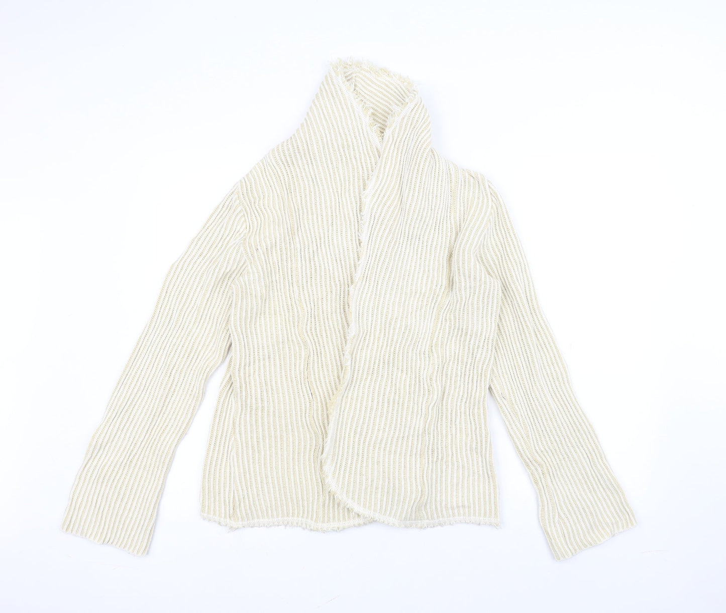 Preworn Womens White   Jacket Coatigan Size 12