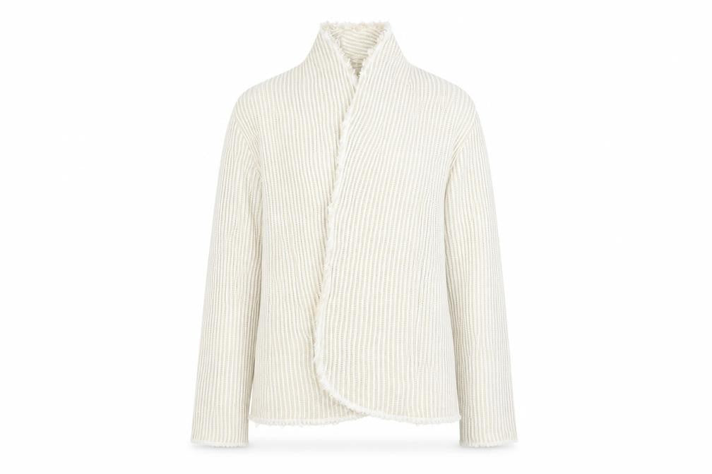 Preworn Womens White   Jacket Coatigan Size 12