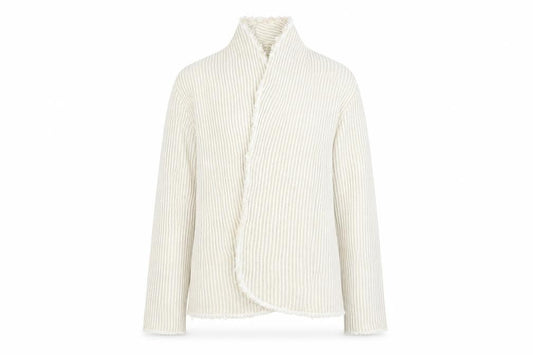 Preworn Womens White   Jacket Coatigan Size 12