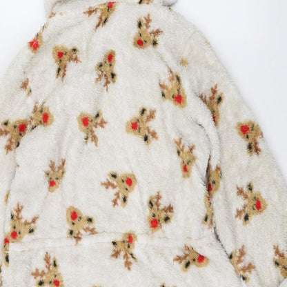 Marks & Spencer Womens White  Knit Jacket  Size 10