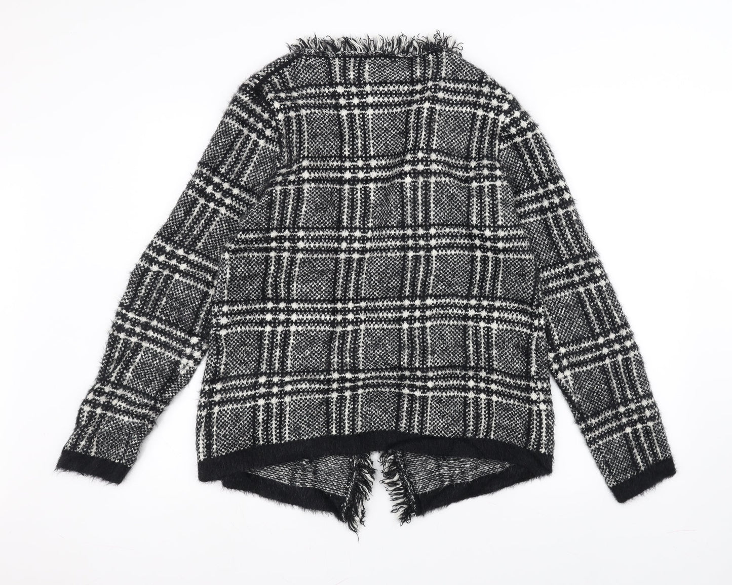 CASAMIA Womens Black  Knit Jacket Coatigan Size S