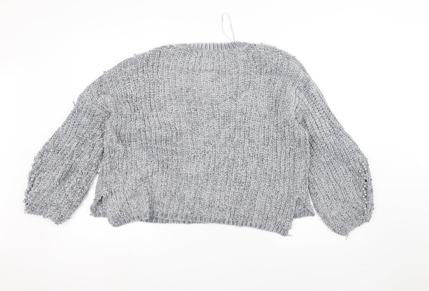 Wild flower Womens Grey   Pullover Jumper Size M
