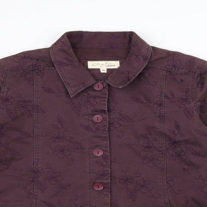 EWM Womens Purple   Jacket  Size 16