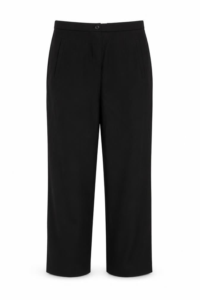 Essex Womens Black   Trousers  Size 12 L25 in