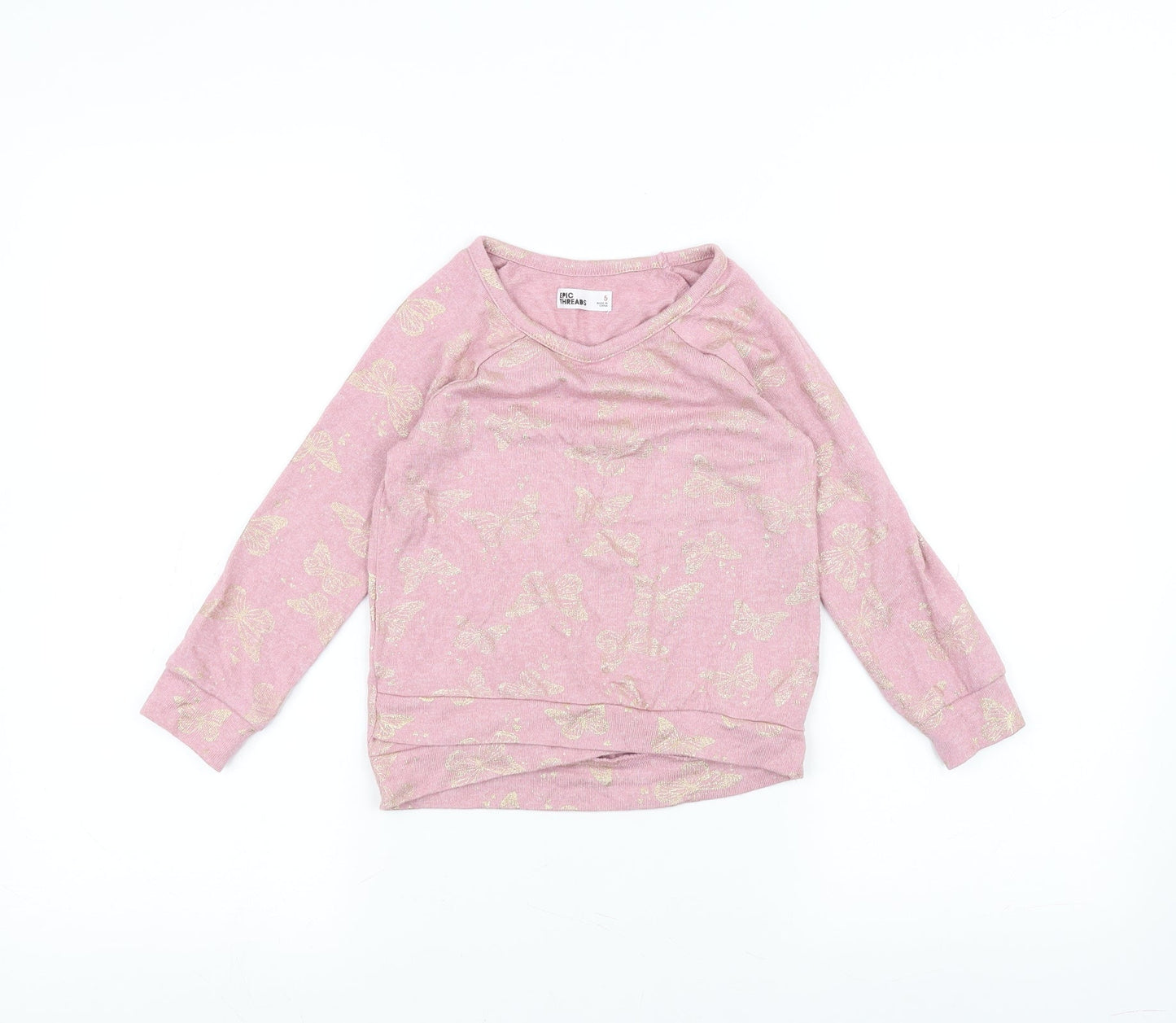 Epic Threads Girls Pink   Pullover Jumper Size 5 Years