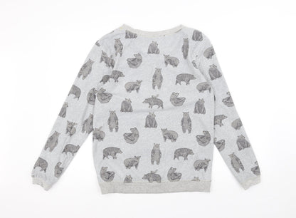 Next Womens Grey   Pullover Jumper Size S