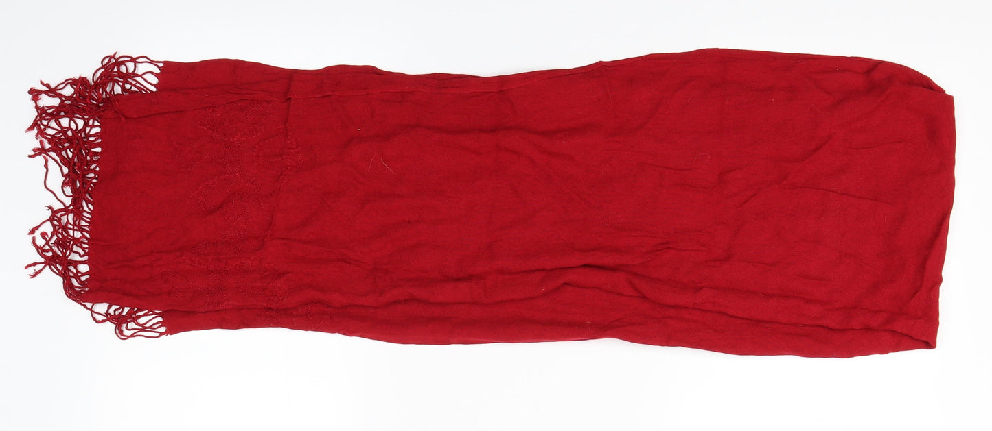 Preworn Unisex Red    Scarf