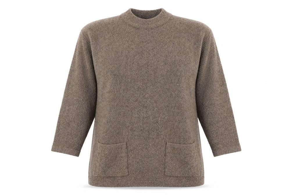 Fire Womens Beige   Pullover Jumper Size S  - pockets