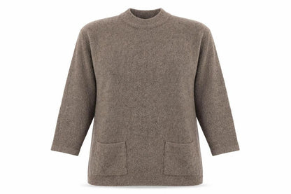 Fire Womens Beige   Pullover Jumper Size S  - pockets