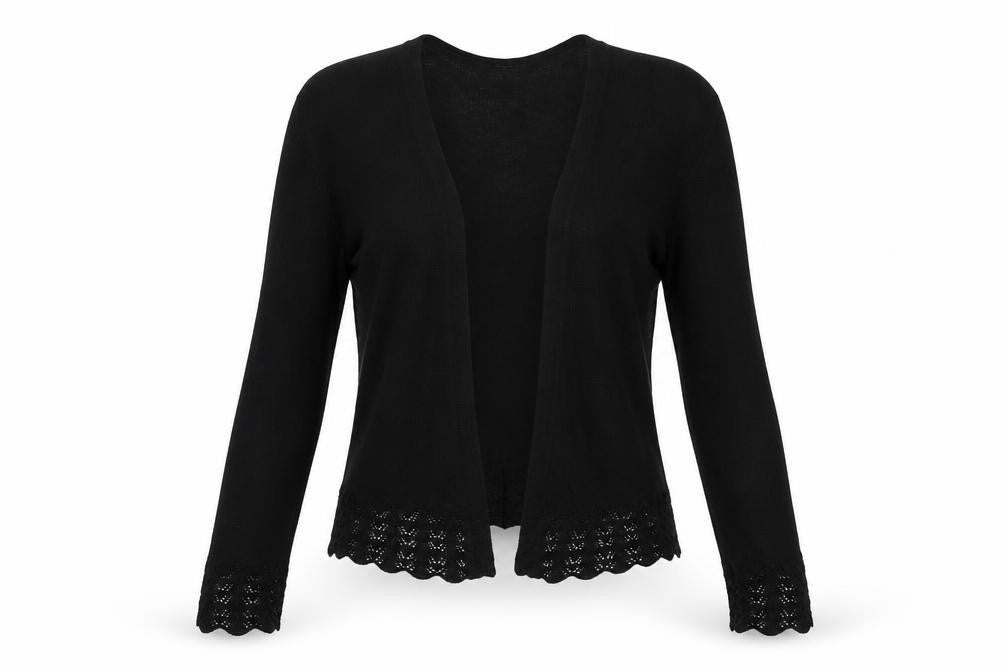 Primark Womens Black   Cardigan Jumper Size 2XS