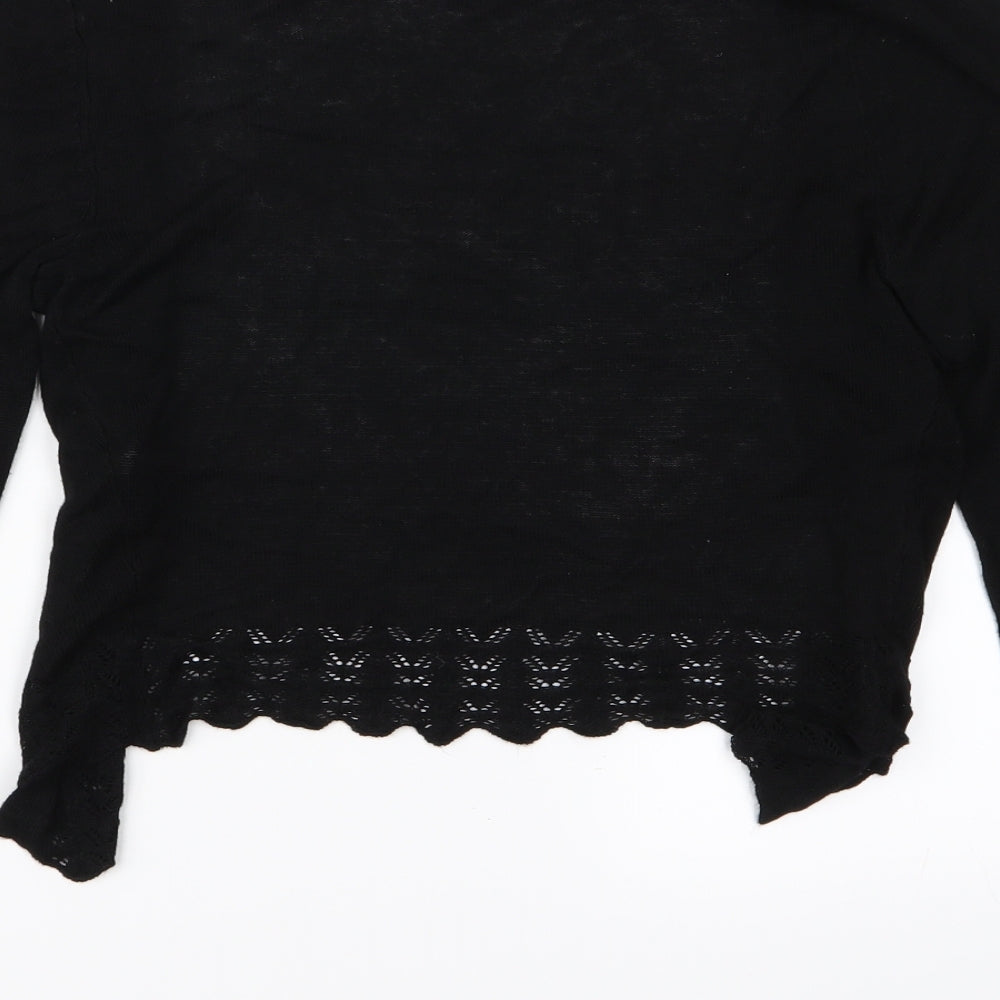 Primark Womens Black   Cardigan Jumper Size 2XS
