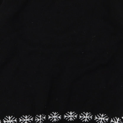 Brand and care label for In the Style women’s black jumper, size M