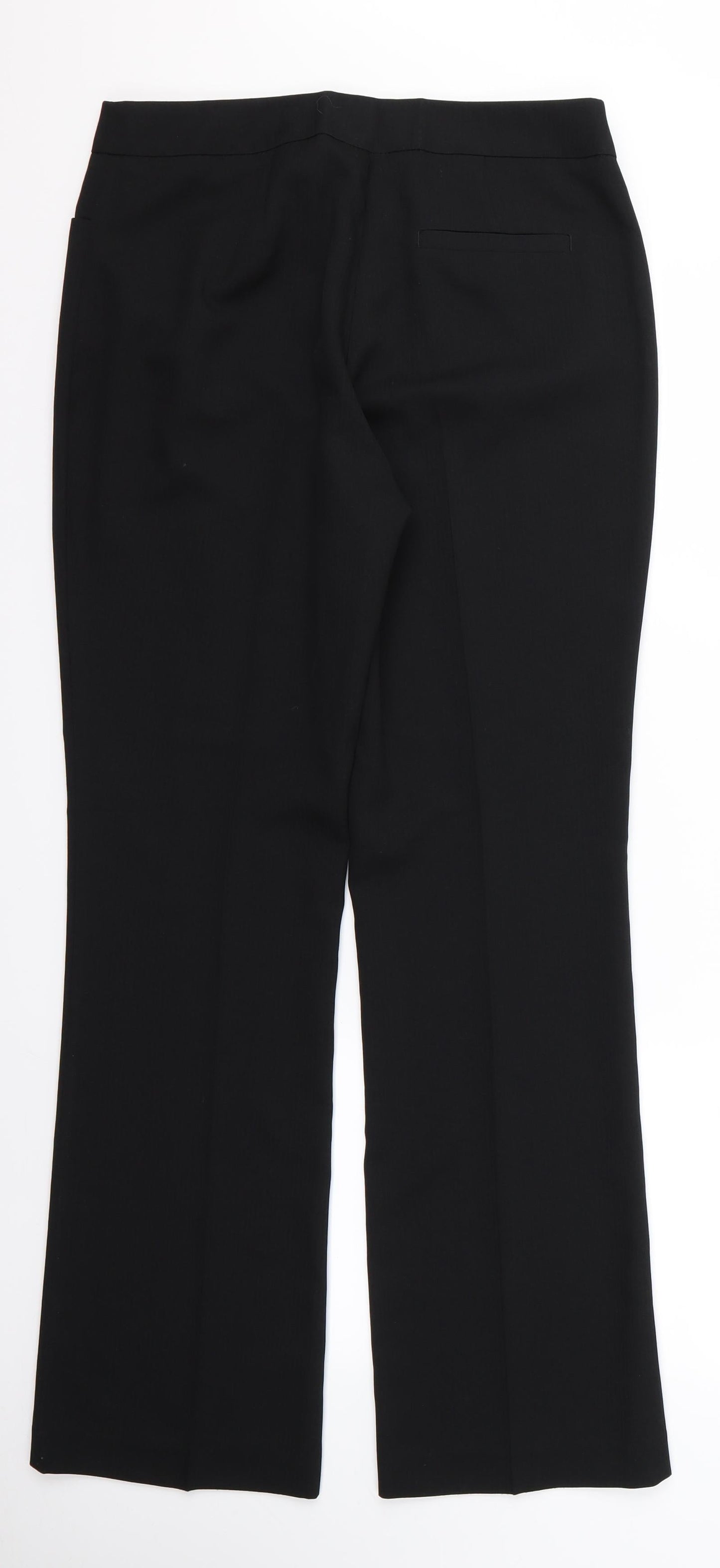 Preworn Womens Black   Trousers  Size 10 L30 in