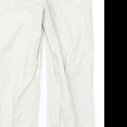 St Michael Womens Beige Trousers Size 10 L27 in