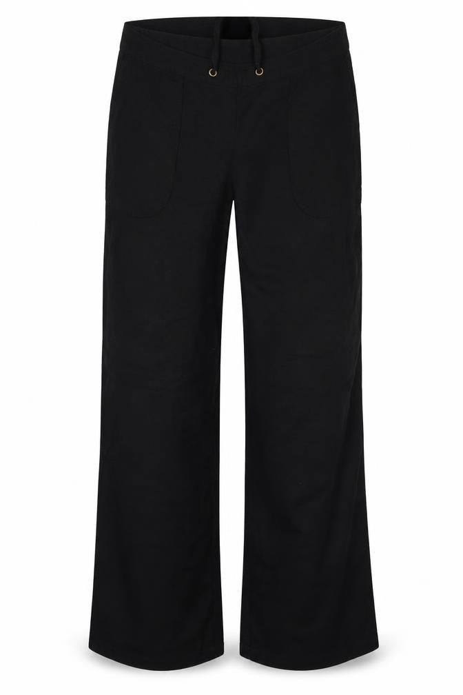 TU Womens Black  Rayon Trousers  Size 30 L30 in