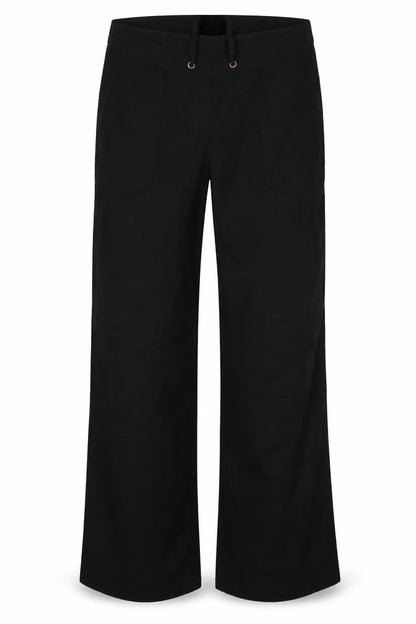 Tu Womens Black  Rayon Trousers  Size 30 L30 in