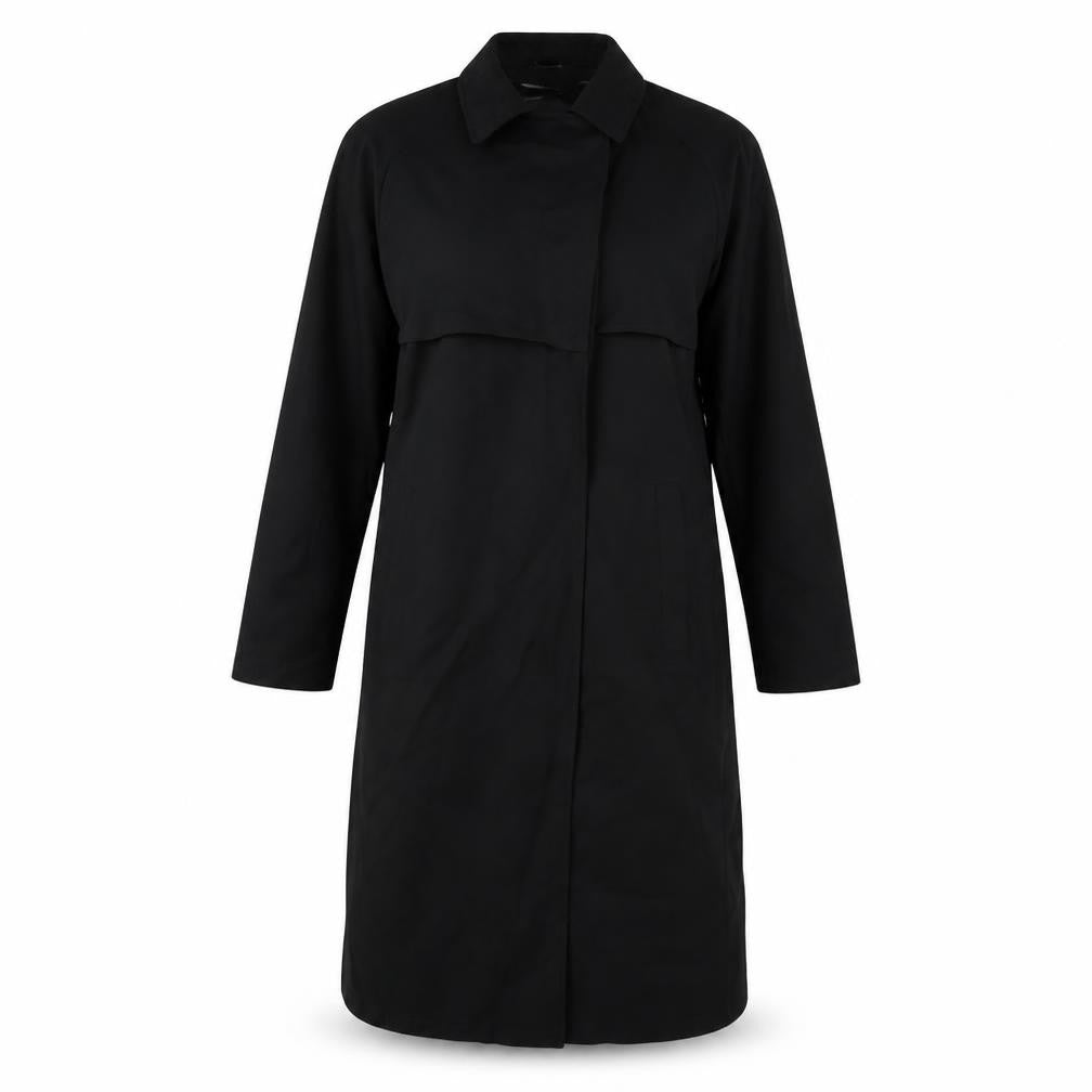 George Womens Black   Overcoat Jacket Size 8
