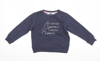 Very Boys Blue   Pullover Jumper Size 2-3 Years