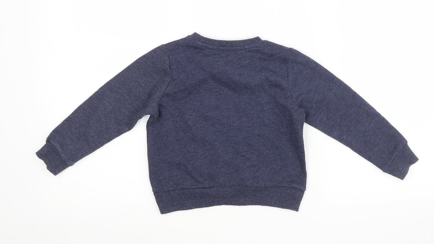 Very Boys Blue   Pullover Jumper Size 2-3 Years
