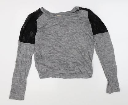 Zara Womens Grey   Pullover Jumper Size M