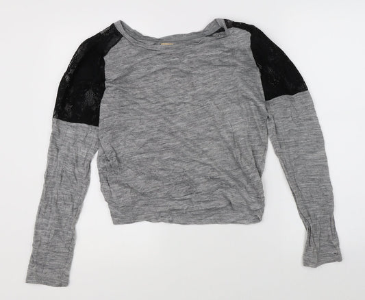 Zara Womens Grey   Pullover Jumper Size M