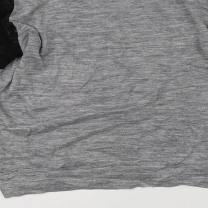 Zara Womens Grey   Pullover Jumper Size M