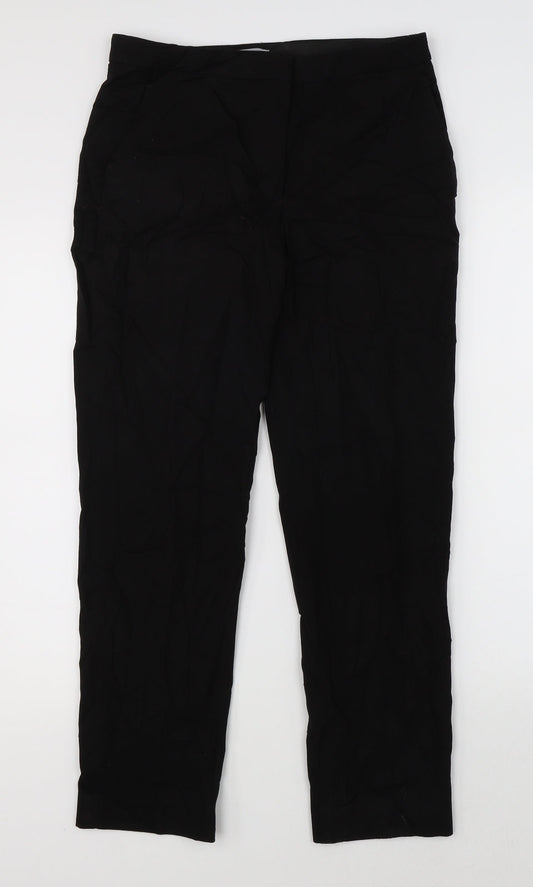 H&M Womens Black   Dress Pants Trousers Size 6 L24 in