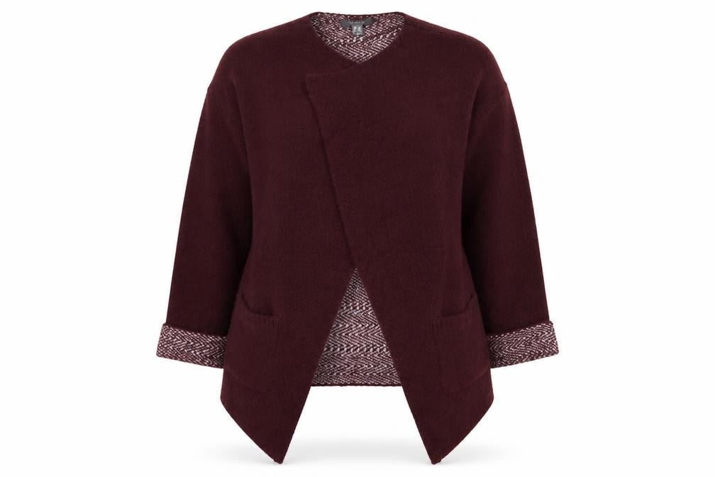 Primark Womens Red   Cardigan Jumper Size M