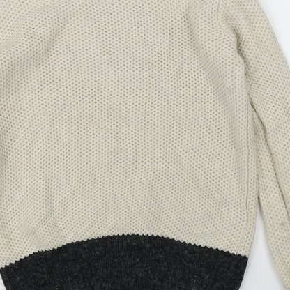 Preloved FOREVER 21 Womens Beige   Pullover Jumper Size M - Label