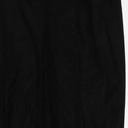 Preworn Womens Black   Trousers  Size 16 L28 in